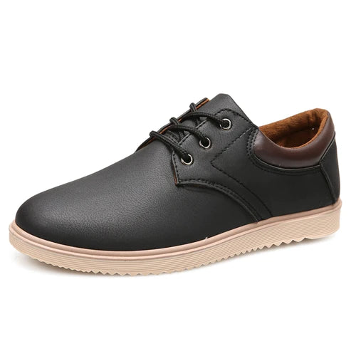 Clevand Casual Leather Sneakers for Everyday Wear