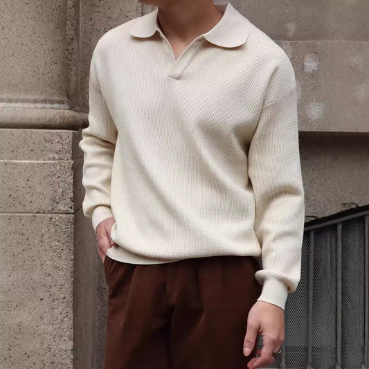 BUSAN Vintage V-Neck Polo