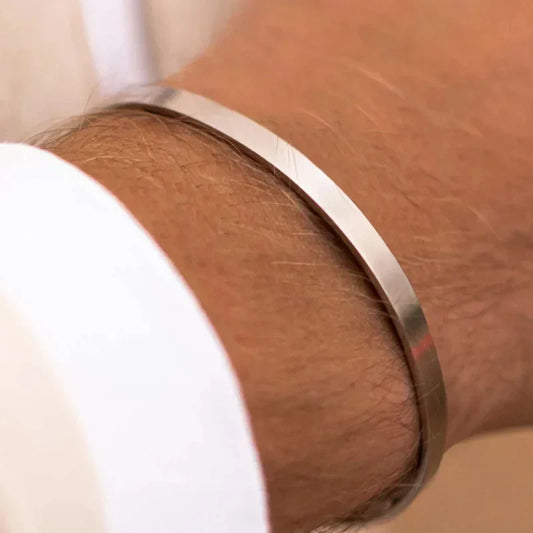 Men's Stainless Steel Cuff Bracelet