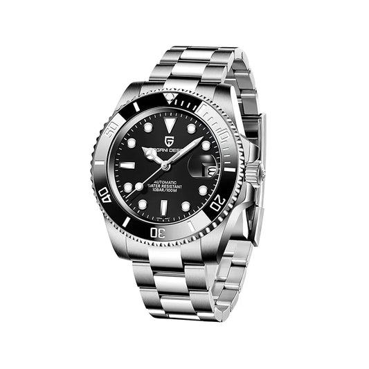 Pagani Design Men's Black Nautilus Watch